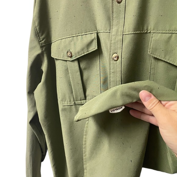 Voyager Men Outdoor Camping Fishing Angler Hunting Long Sleeve Gorpcore Large - Picture 5 of 12